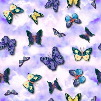Spring Butterflies Lilac